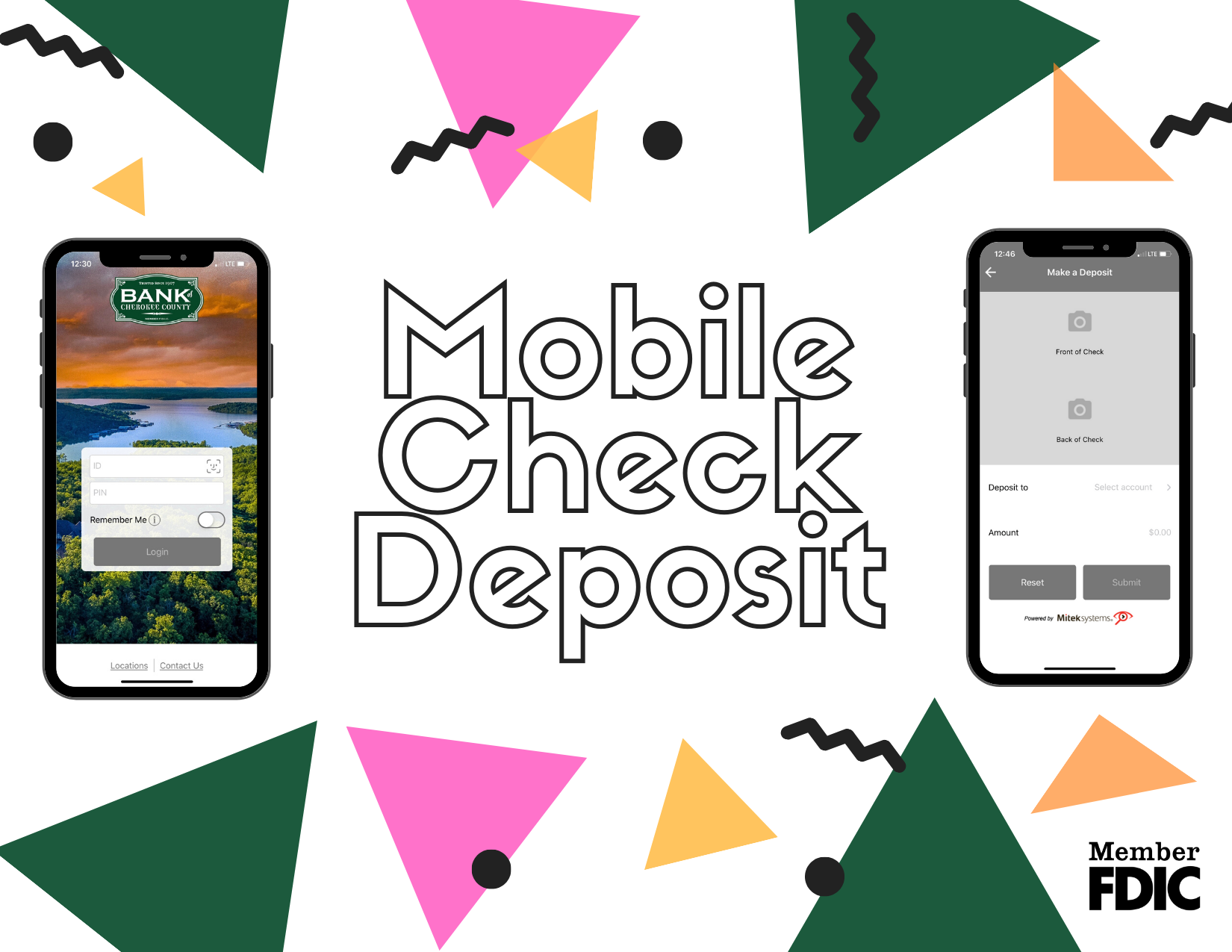 Mobile Check Deposit Bank of Cherokee County